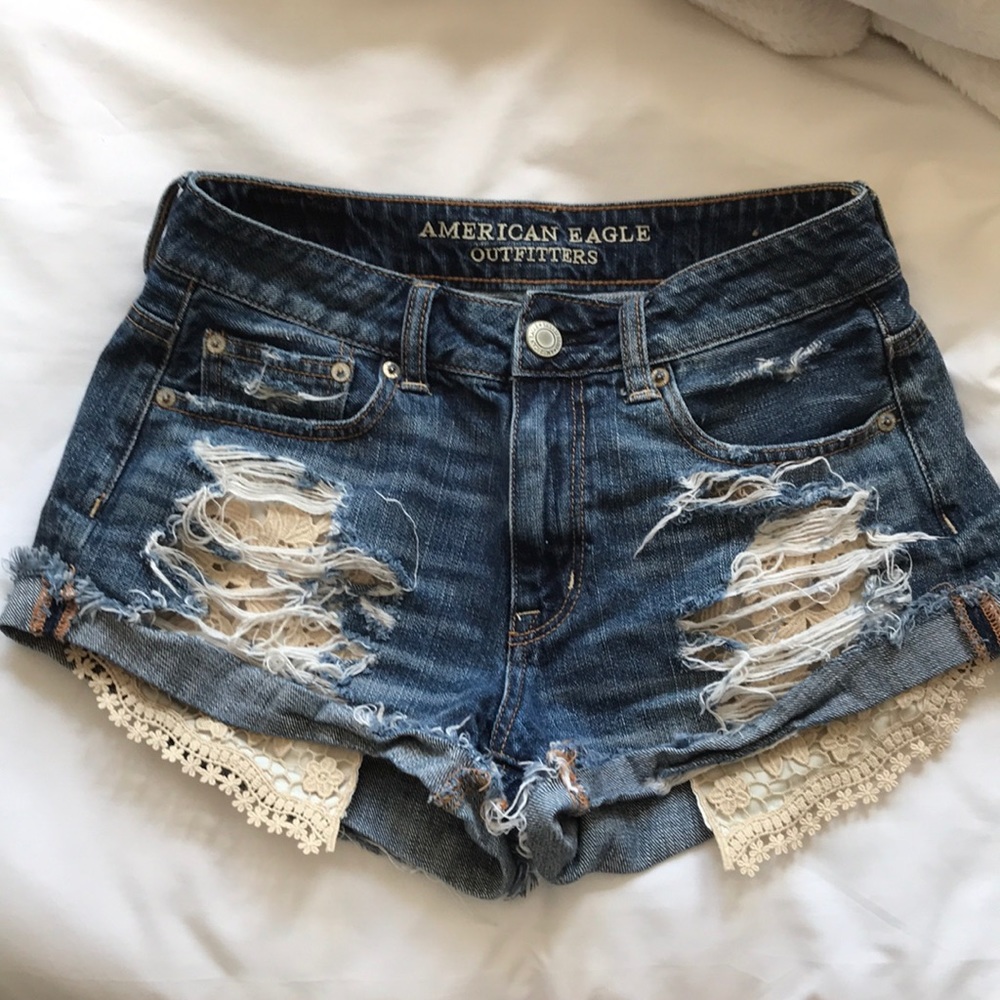Dark Wash Jean Shorts
